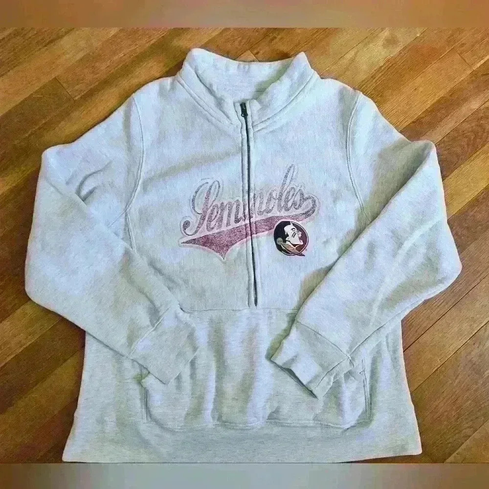 Women's Florida Seminoles Half Zip Pullover Sweatshirt